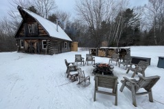 Thw warming hut and ski borrow barn