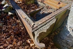 An old safe in the foundation of the Livermore general store