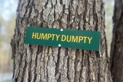 Humpty Dumpty Trail Sign.