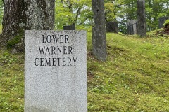 Entrence Stone to the Lower Warner Cemetery