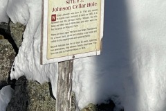 Sign next to the cellar hold